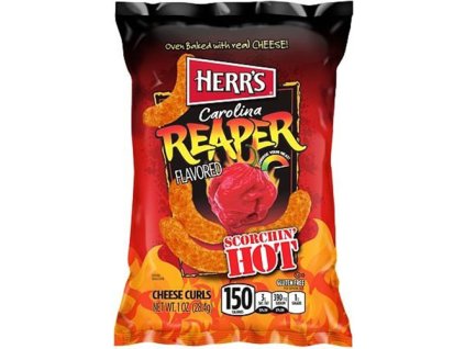 Herr s Carolina Reaper Čili Paprička Extra Pálivé Křupky 28,4g USA