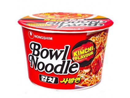 Nongshim Bowl Noodle Kimchi Flavour Instantní Nudle v Misce 100g KOR