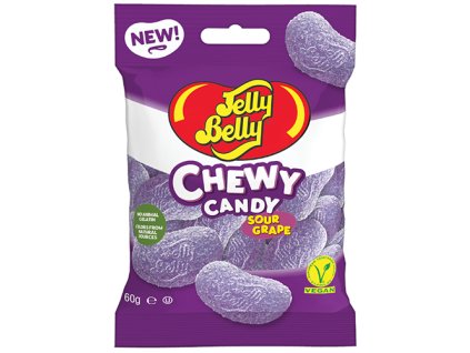 Jelly Belly Chewy Candy Sour Grape 60g THA