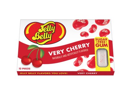 Jelly Belly Beans Very Cherry Sugar Free Gum 17g USA