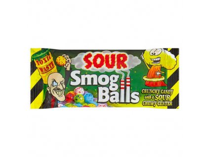 Toxic Waste Sour Smog Balls Crunchy Candy 48g UK