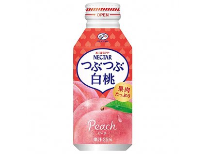 Fujiya Tubutubu Peach Juice 380ml JAP