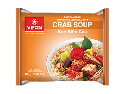 Vifon Crab Soup Bun Rieu Cua Krabí Instantní Polévka 80g VNM