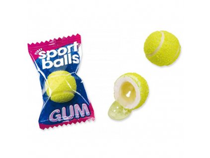 chewing gum tennis balls fini