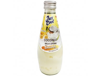 Jus Cool Coconut Milk Jelly Drink Banana 290ml THA