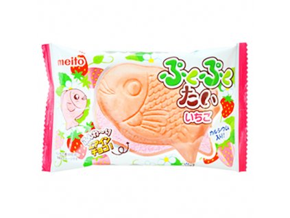Meito Puku Puku Tai Fish Cookie Strawberry 16,5g JAP