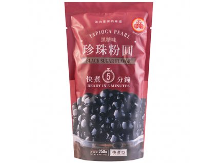 Wu Fu Yuan Tapioca Pearl Black Sugar Flavor 250g CHN