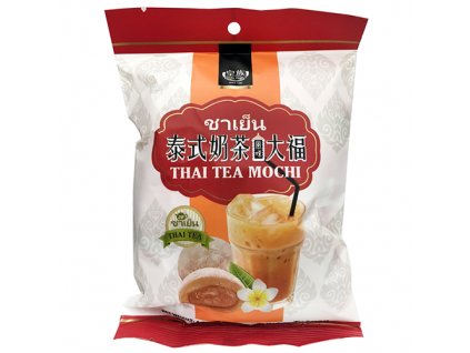 Q Brand Royal Family Mochi Thai Tea Individuálně Balené 120g TWN