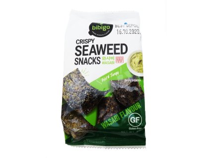 Křupavé mořské řasy s wasabi