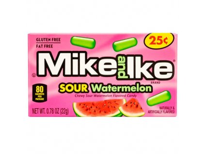 Po Expiraci Mike And Ike Sour Watermelon Candy 22g USA