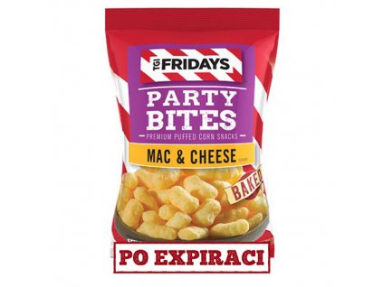 Po Expiraci TGI Fridays Party Bites Mac & Cheese Baked 92.3g USA