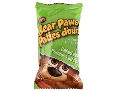 Dare Bear Paws Baked Apple Cookies 2 Pack 1ks 40g CAN