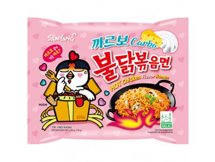 Samyang Buldak Carbonara Chicken Flavor Spicy 130g KOR