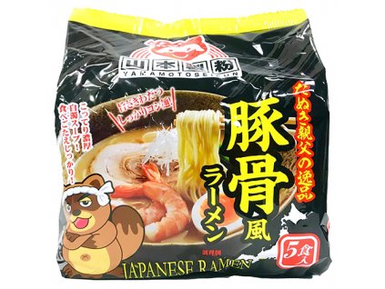 Yamamoto Tonkotsu Japanese Ramen Balení (5x90g) 450g JAP