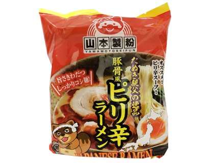 Yamamoto Tonkotsu Japanese Ramen Spicy 1ks 90g JAP