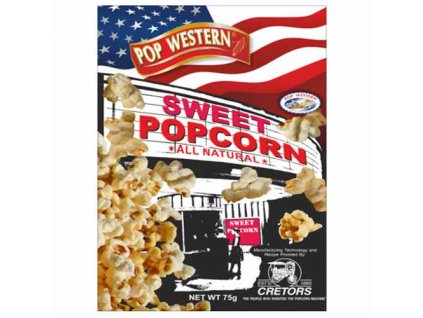Po Expiraci Pop Western Popcorn Sladký 75g BGR
