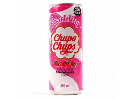 Chupa Chups Strawberry Zero Sugar 250ml KOR