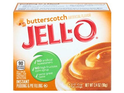 Jell O Butterscotch Instant Pudding 96g USA