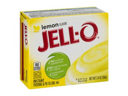 Jell O Lemon Pudding Instant Mix 96g USA