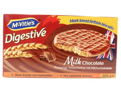 McVitie's digestive oplatky s mléčnou čokoládou 200g