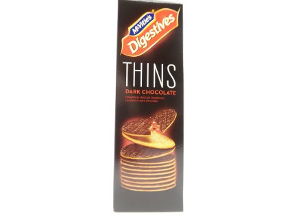 McVitie's thins oplatky s tmavou čokoládou 180g