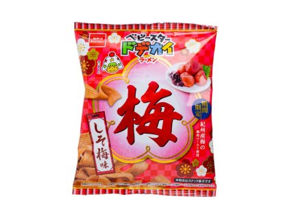 Oyatsu Baby Star Dodekai Ume Shiso Snack 66g JAP