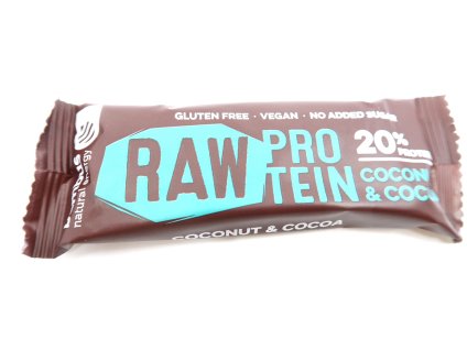 RAW proteinová tyčinka kokos a kakao 50g