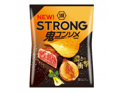 Koykeya Strong Potato Chips Oni Consomme 56g JAP