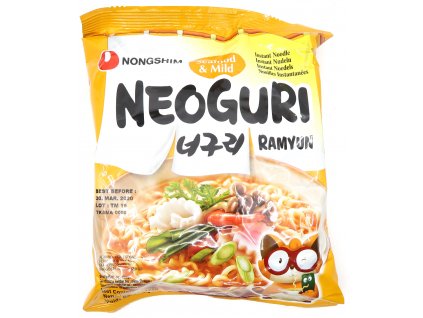 Nongshim Neoguri Ramen Seafood Spicy Light 120g KOR