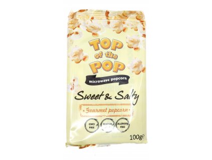 Top of the pop Popcorn Sladko Slaný 100g BGR