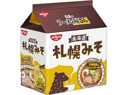 Nissin Yasan Ramen Sapporo Miso Balení (5x88g) JAP