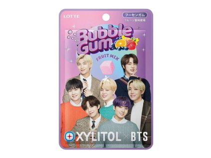 Lotte BTS X Xylitol Bubble Gum Mix Fruit 30g JAP