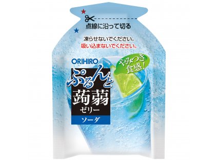 Orihiro Konjac Jelly Soda Pouch 1ks 20g JAP