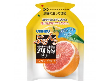 Orihiro Konjac Jelly Pink Grapefruit Pouch 1ks 20g JAP