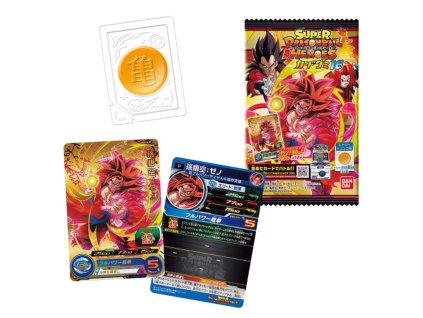 Bandai Super Dragon Ball Heroes Gummy se Sběratelskou Kartou 10g JAP1