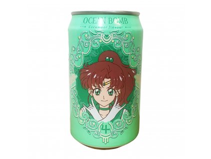 OceanBombSailorMoonSparklingWater CucumberFlavor11.15oz 330ml front 2048x