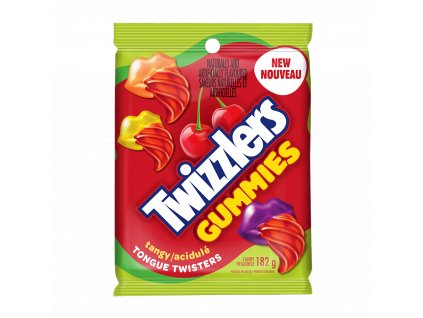 00056600809567 twizzlers gummies tongue twisters tangy 182g front
