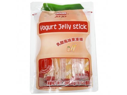 Jin Jin Yogurt Flavor Jelly Stick Balení (15x19,2g) 288g TWN