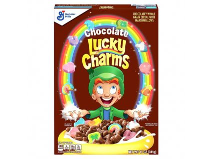 Lucky Charms Chocolate Snidaňové Cereálie 311g USA