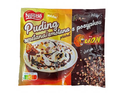 Nestlé Puding Smetana s Lion Posypkou 59g EU