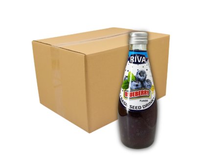 Riva Basil Seed Drink Borůvka Carton 24x290ml THA