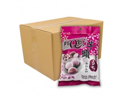 Q Brand Mochi Taro Individuálně Balené Carton 24x120g TWN