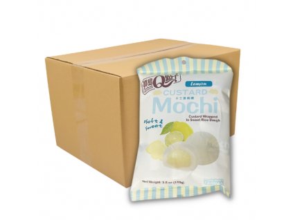 Q Brand Mochi Custard Lemon Individuálně Balené Carton 24x120g TWN