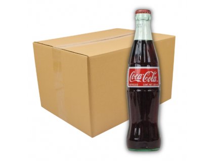 Mexican Coca Cola Original Sugar Cane Glass Carton 24x355ml MEX