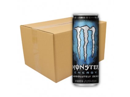 Japan Monster Energy Drink Absolutely Zero Carton 24x355ml JAP