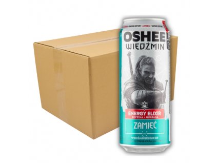 Oshee The Witcher Energy Drink Blizzard Strawberry & Lime Carton 24x500ml POL