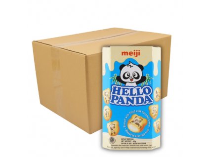 Meiji Hello Panda Mléčný Krém Carton 80x45g IDN