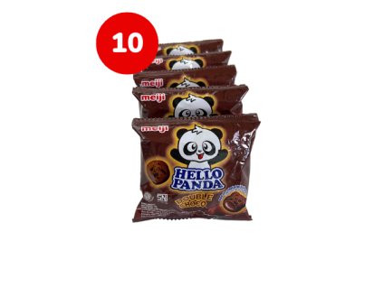 Meiji Hello Panda Double Choco Pack 10x10g IDN