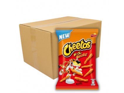 Cheetos Crunchy Cheese Křupky Carton 12x75g JAPBBQ Flavoured Carton 13x100g EU
