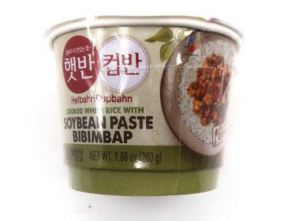 CJ Bibimbap Vařená rýže + sojové fazole 280g